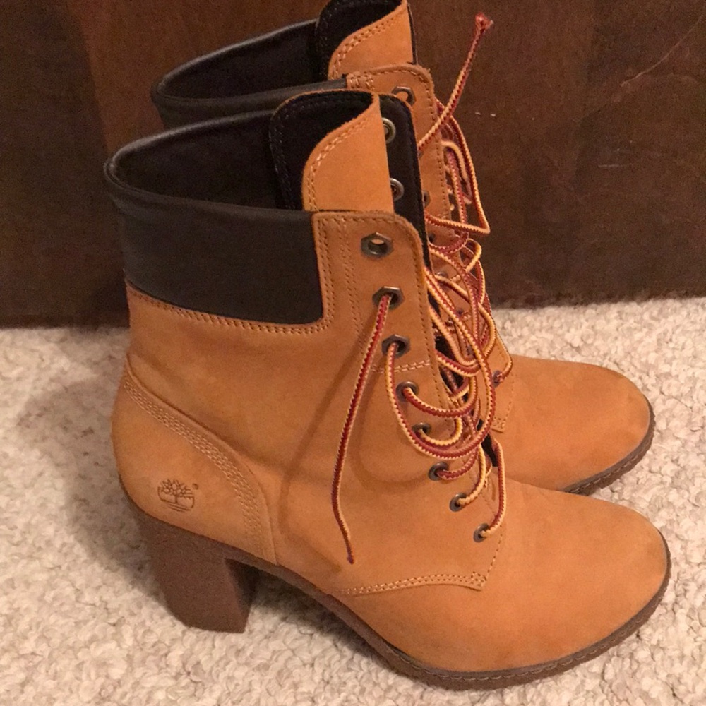 High Heel Timberlands 👢